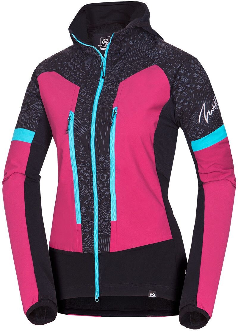 Northfinder KRIZNA dámská bunda cherryblack BU-48101SKP-577 Velikost: S 8584153431352