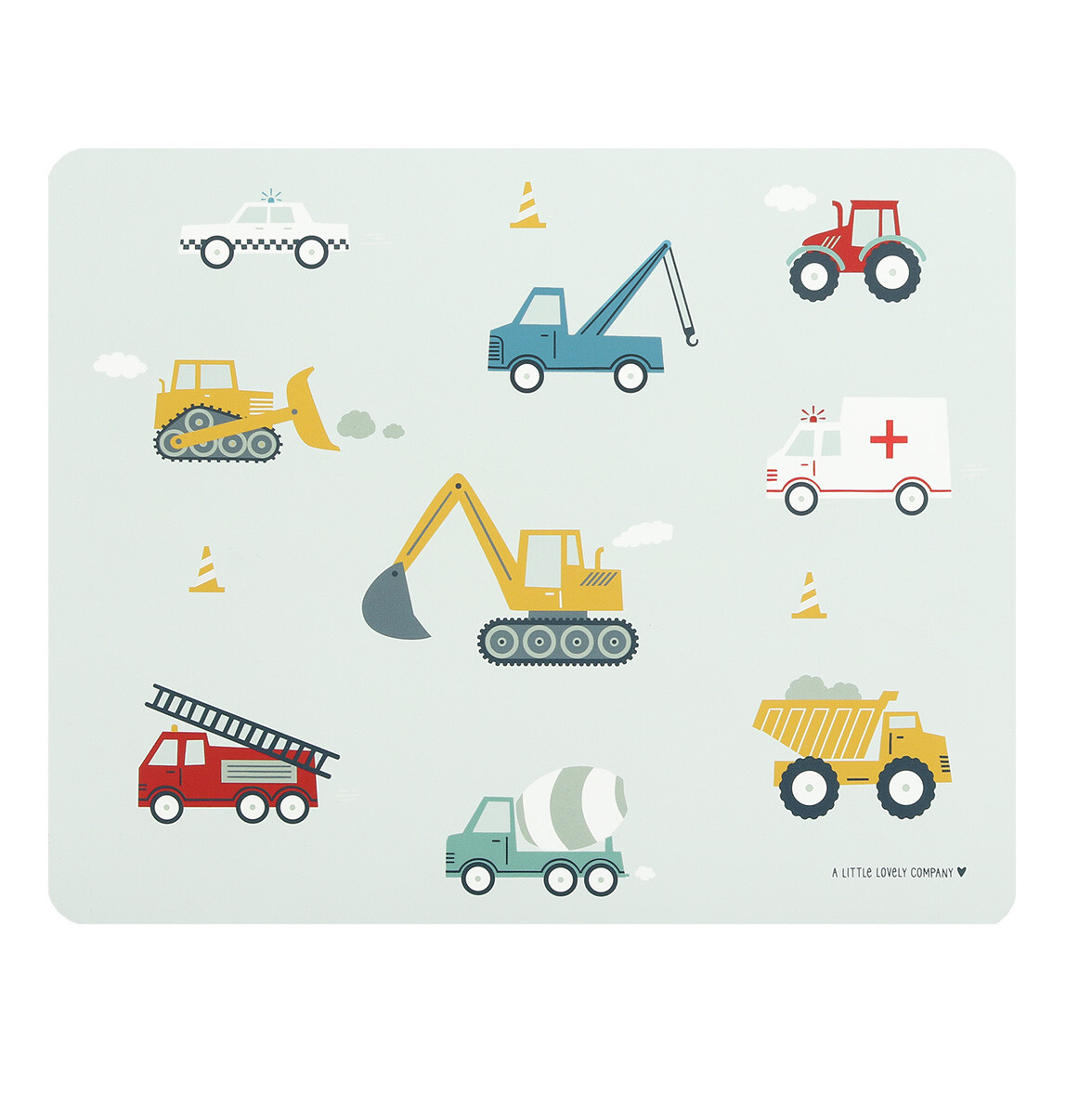 A Little Lovely Company - prostírání - vozidla