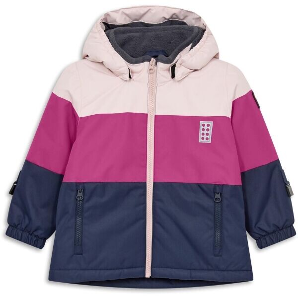 LEGO® kidswear LWJERI 702 Dívčí zimní bunda, růžová, velikost
