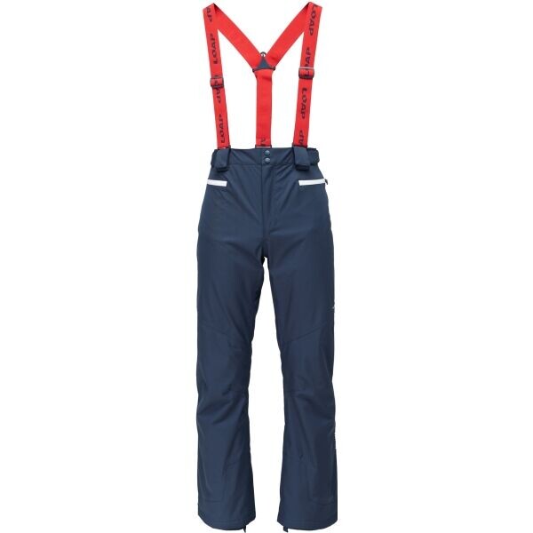 LOAP FEBON Pánské lyžařské kalhoty, tmavě modrá, velikost