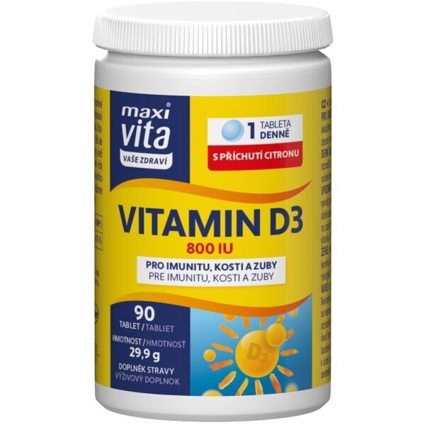 VITAR MAXI VITA VITAMIN D3 90TBL., DÓZA Doplněk stravy, , velikost