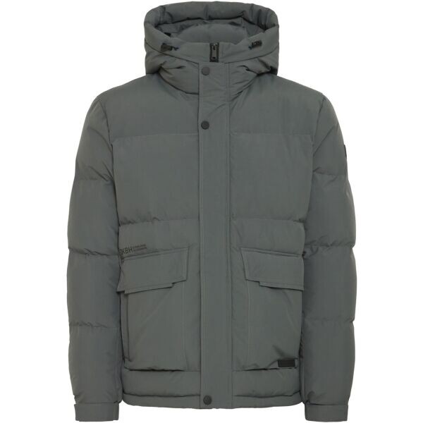 BLEND BHFERDINAN SHORT Pánská zimní bunda, šedá, velikost