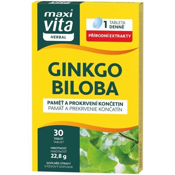VITAR MAXI VITA HERBAL GINKGO BILOBA Doplněk stravy, , velikost