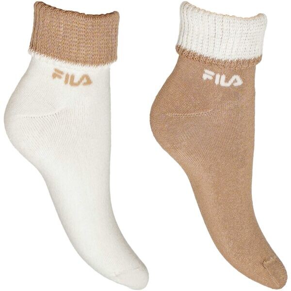 Fila LIFESTYLE QUARTER FULL TERRY Dámské ponožky, hnědá, velikost 35-38