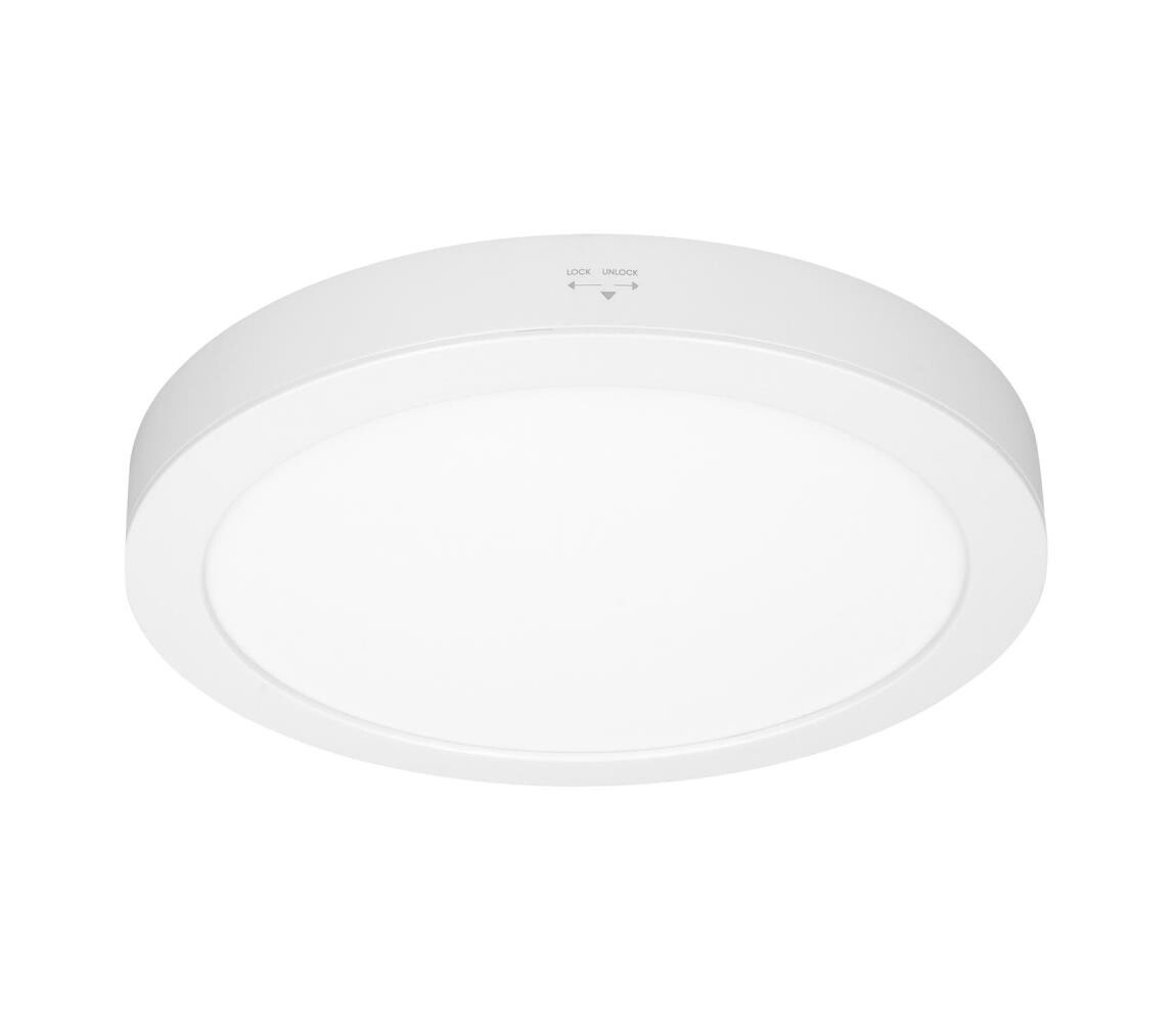 WD242-W - LED Panel 2v1 18W/230V 3000/4000/6000K pr.22,5 cm IP54 bílá