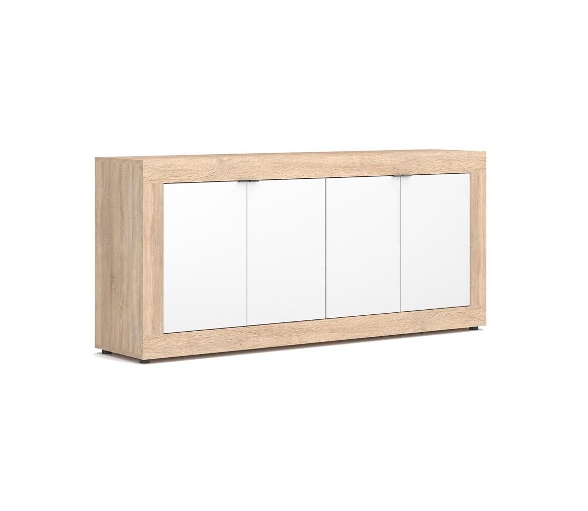 Wipmeb Sp. z o.o Komoda RUNEA dub sonoma/bílá