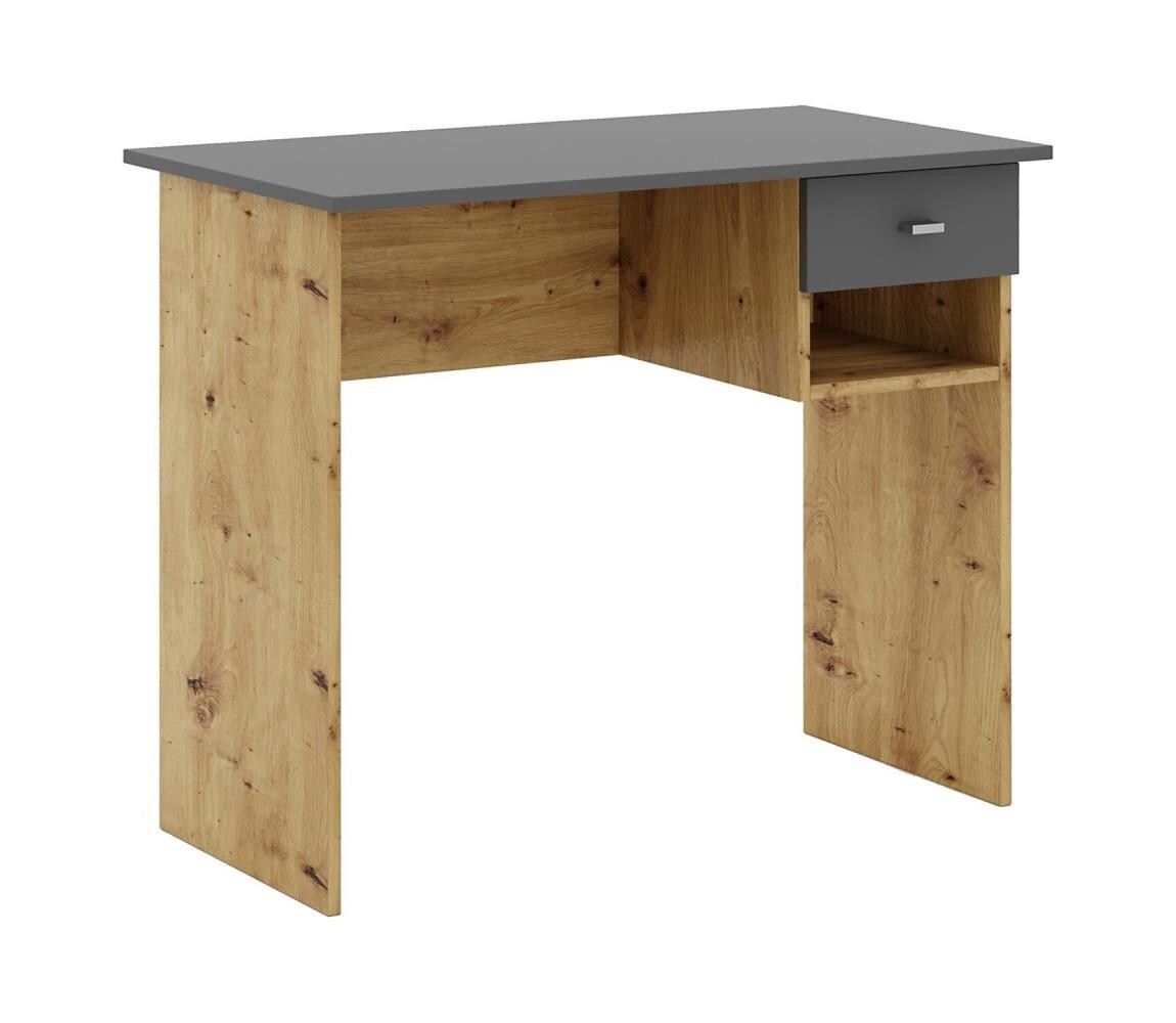 Wipmeb Sp. z o.o Psací stůl RICO dub artisan/šedá