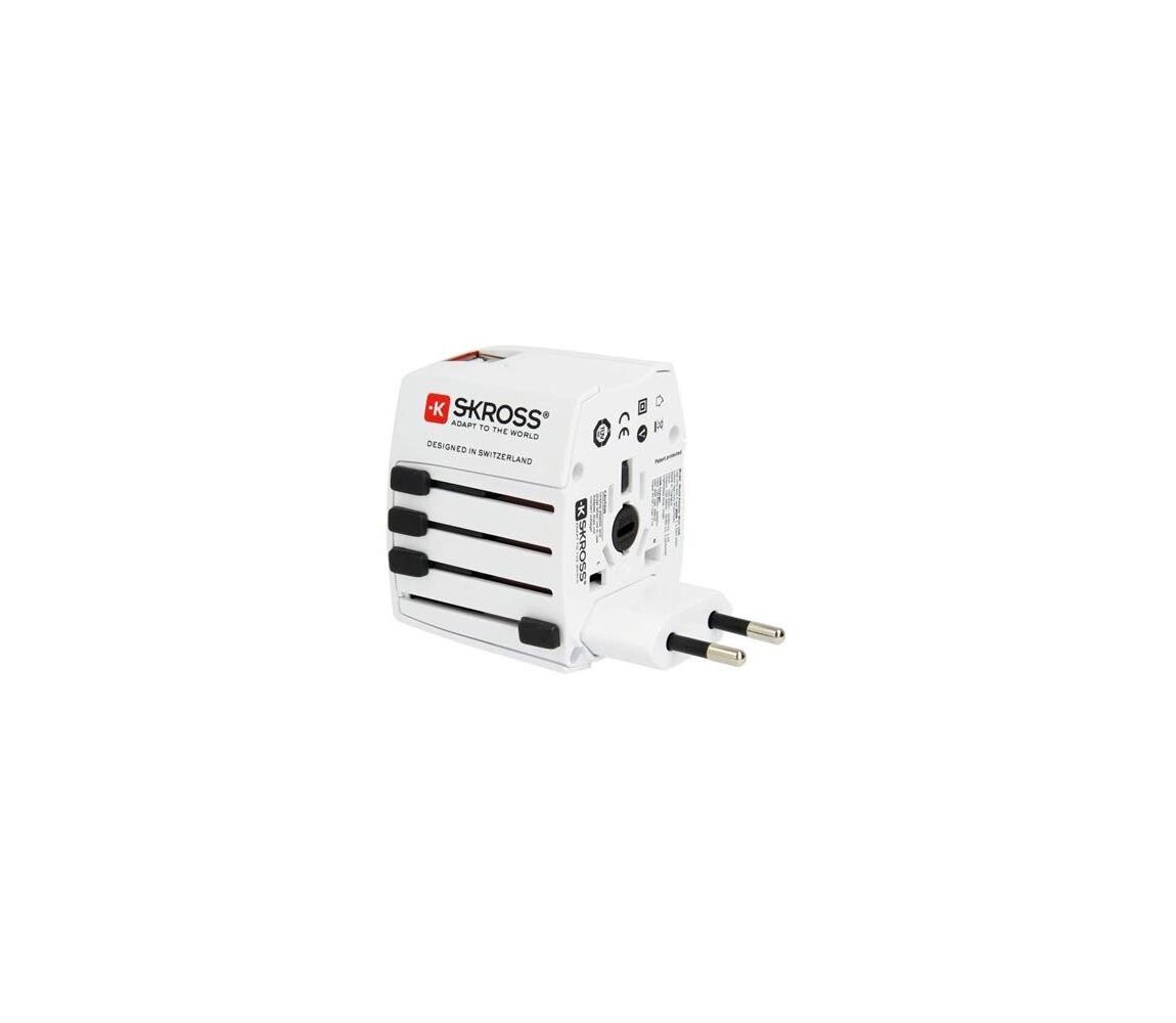 SKROSS SKROSS PA48PD65 - Cestovní adaptér MUV USB AC65PD USB A+C 65W
