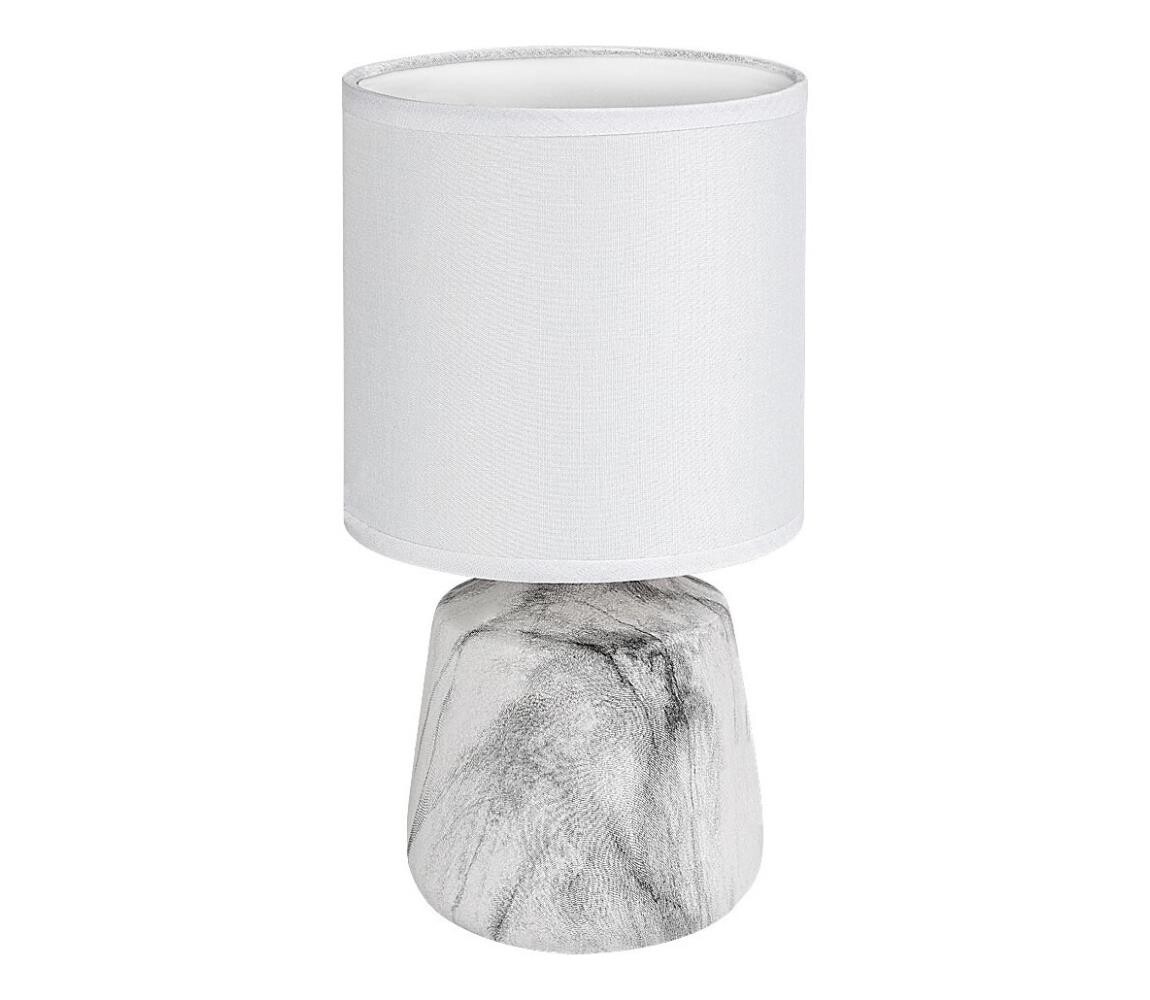 Rabalux Rabalux 74067 - Stolní lampa NALISA 1xE14/40W/230V bílá/dekor mramoru