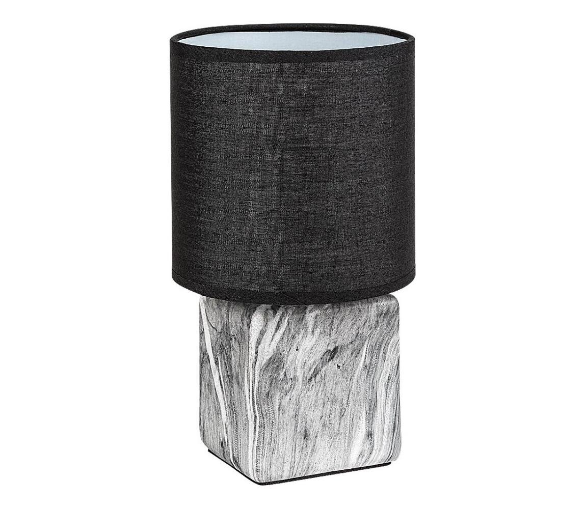 Rabalux Rabalux 74068 - Stolní lampa NALISA 1xE14/40W/230V černá/dekor mramoru