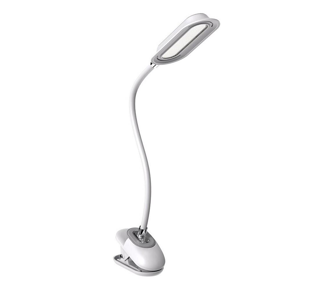 08997L - LED+CCT Stm stolní lampa s klip CLIP 7,5W/230V bílá
