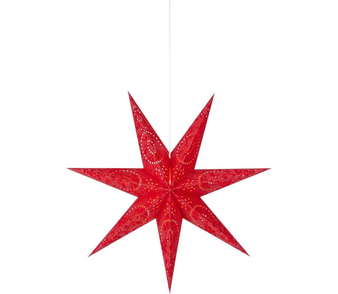 Markslöjd Markslöjd 700120 - Vánoční dekorace ARATORP 1xE14/25W/230V pr. 75 cm červená