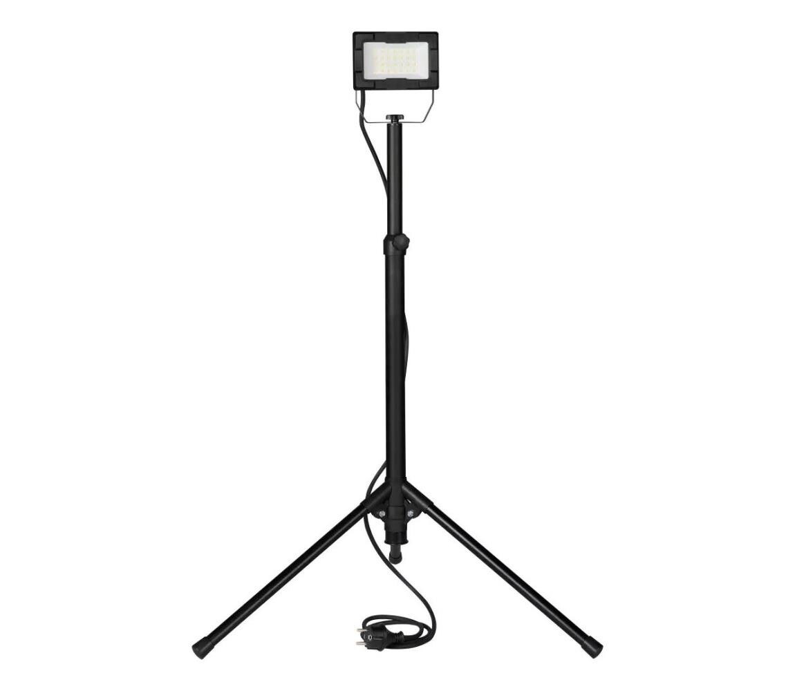 LED Reflektor se stojanem LED/20W/230V 5000K IP65 černá