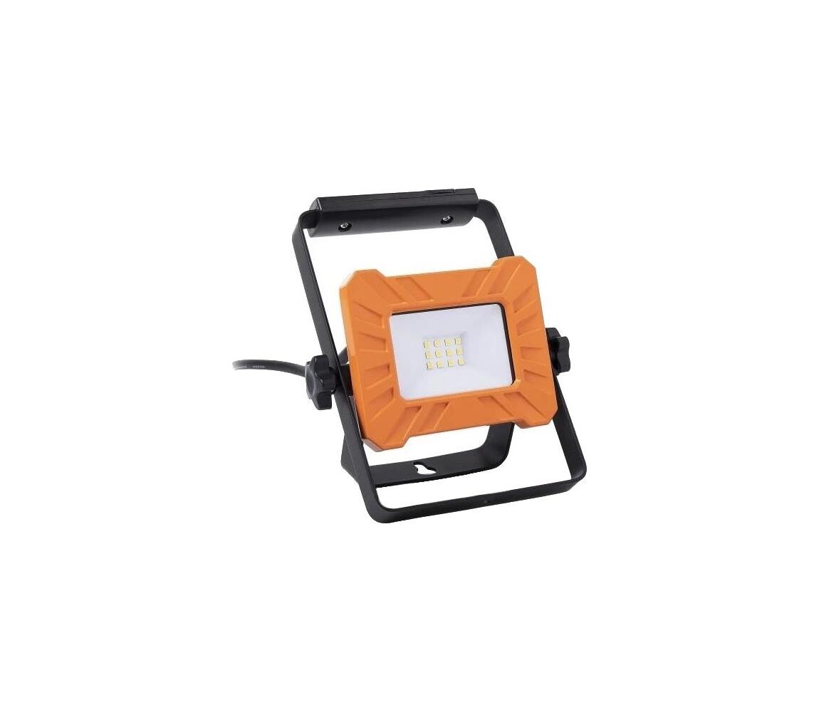 LED Reflektor LED/10W/230V 6500K IP65 oranžová/černá