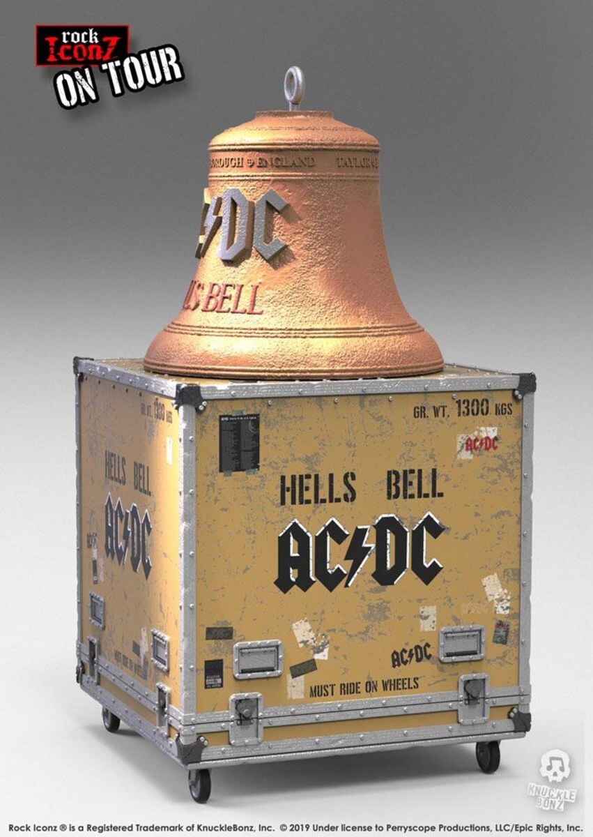 dekorace AC/DC - Rock Ikonz On Tour - Hell's Bell - KNUCKLEBONZ
