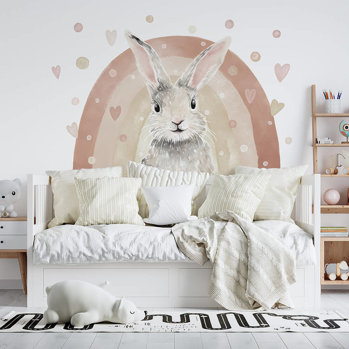 Samolepka na zeď PASTELOWE LOVE® wall sticker bunny 34760-0,