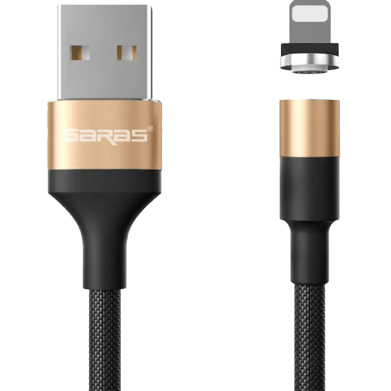 M1 - Magnetický USB kabel - Zlatý - Pro iPhone - 1 m