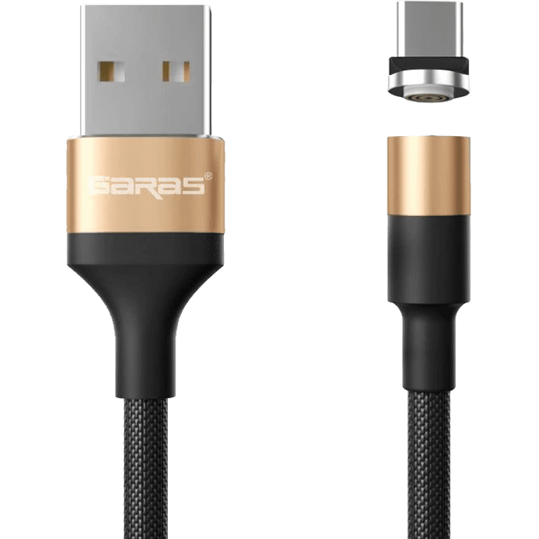 M1 - Magnetický USB kabel - Zlatý - USB C - 1 m