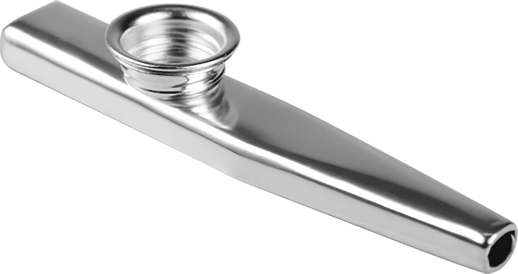 Hudební dechový nástroj Kazoo - Stříbrné