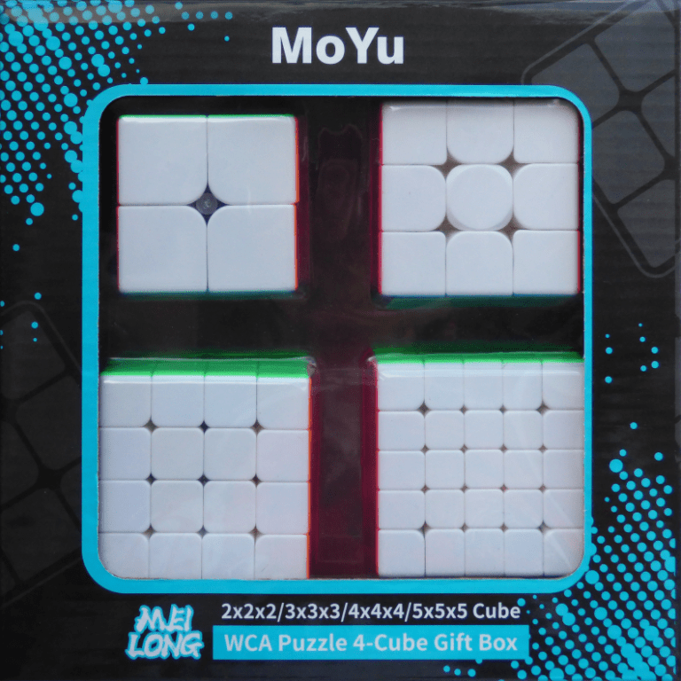 SADA 4 KUSŮ - Rubikova kostka 2x2x2, 3x3x3, 4x4x4 a 5x5x5 (MF2, MF3, MF4 a MF5) - Beználepková