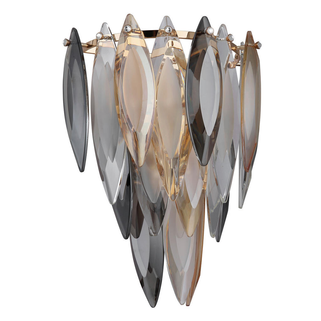 XXXL KŘIŠŤÁLOVÉ NÁSTĚNNÉ SVÍTIDLO, 27/16/34 cm