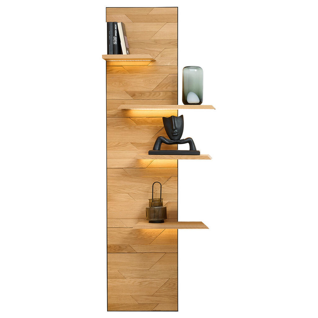 Linea Natura NÁSTĚNNÝ PANEL, černá, divoký dub