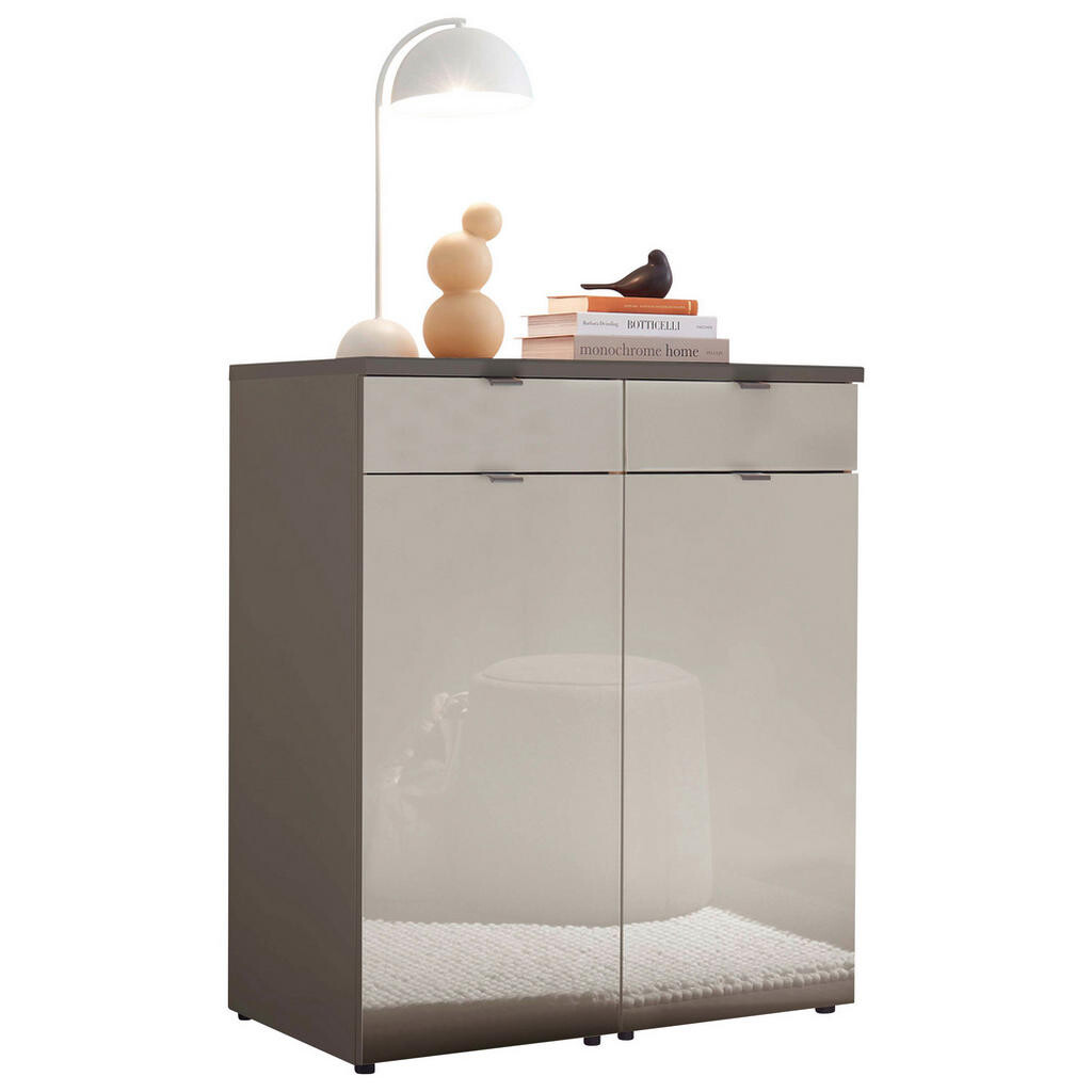 Dieter Knoll KOMODA, šedá, šedavě hnědá, 80/91,2/43 cm