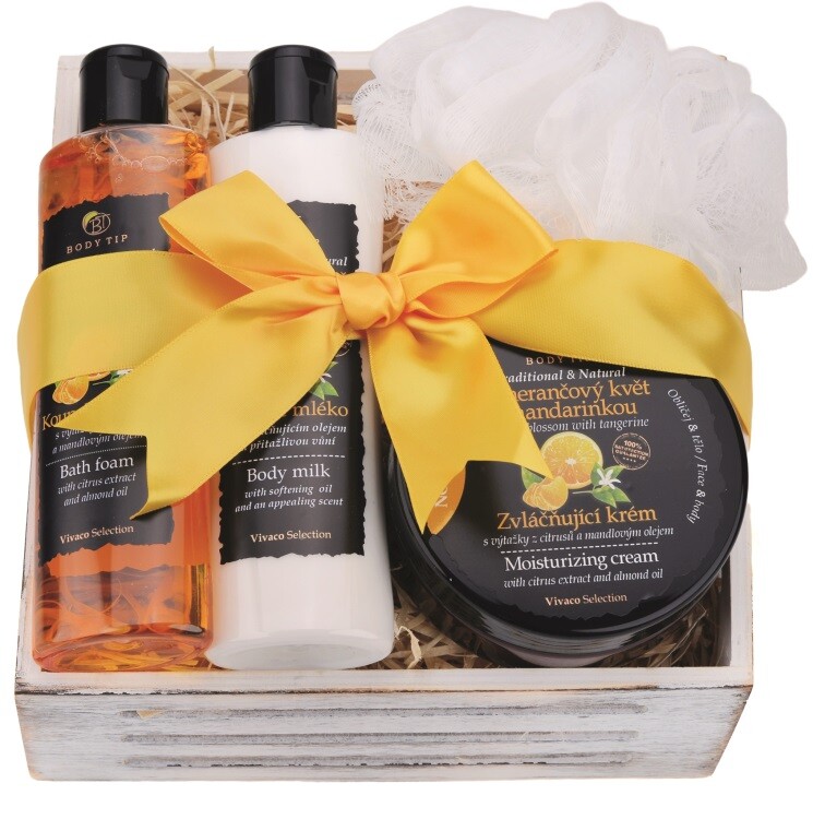 Vivaco Body Tip Dárkové balení kosmetiky Pomerančový květ & Mandarinka