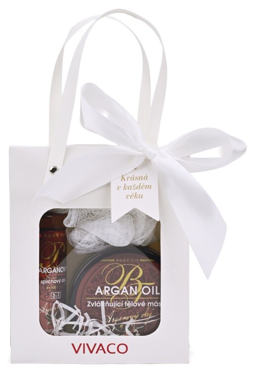 Vivaco Body Tip Dárková taška kosmetiky s arganovým olejem