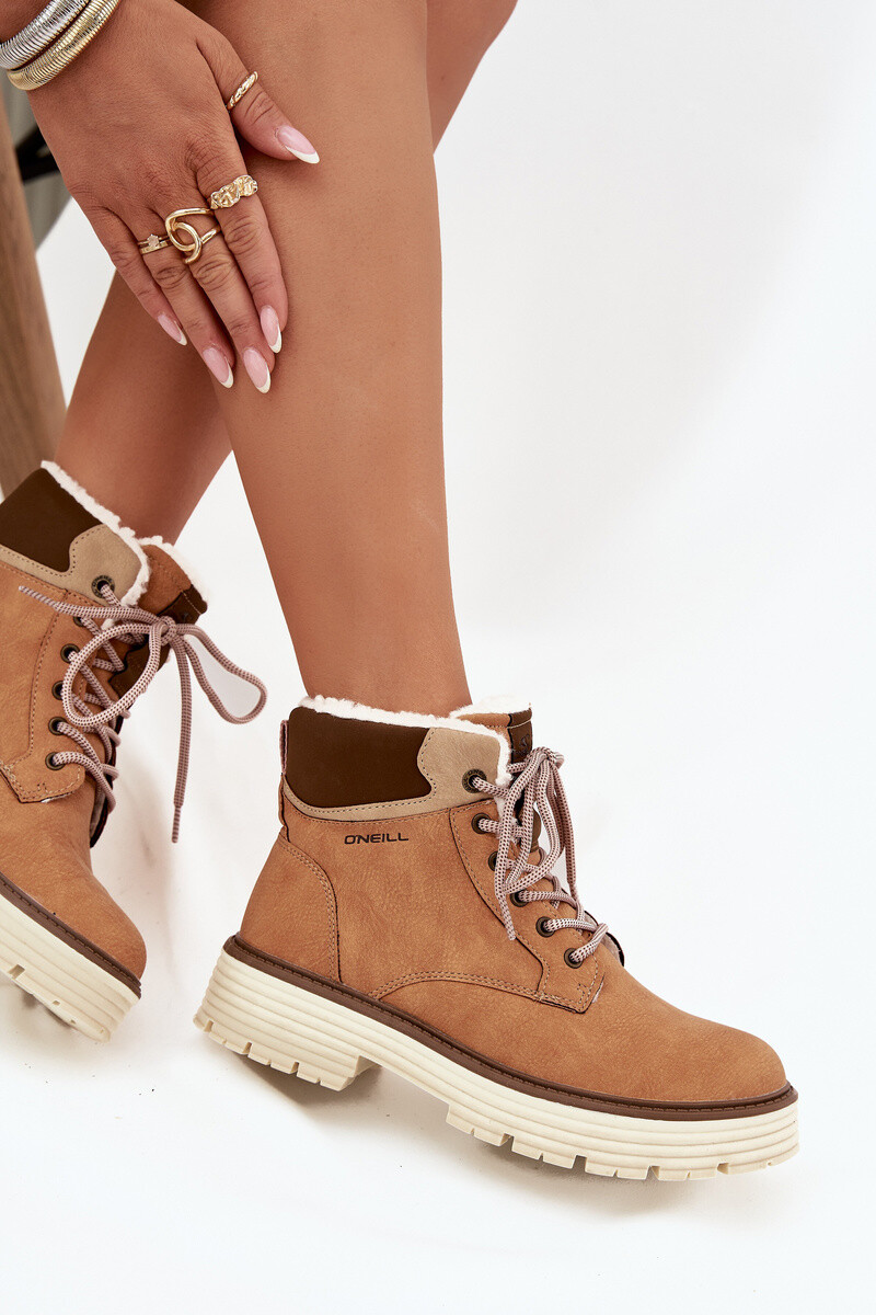 Zateplené dámské trekovky O'NEILL BENICIA WOMEN HIGH Camel