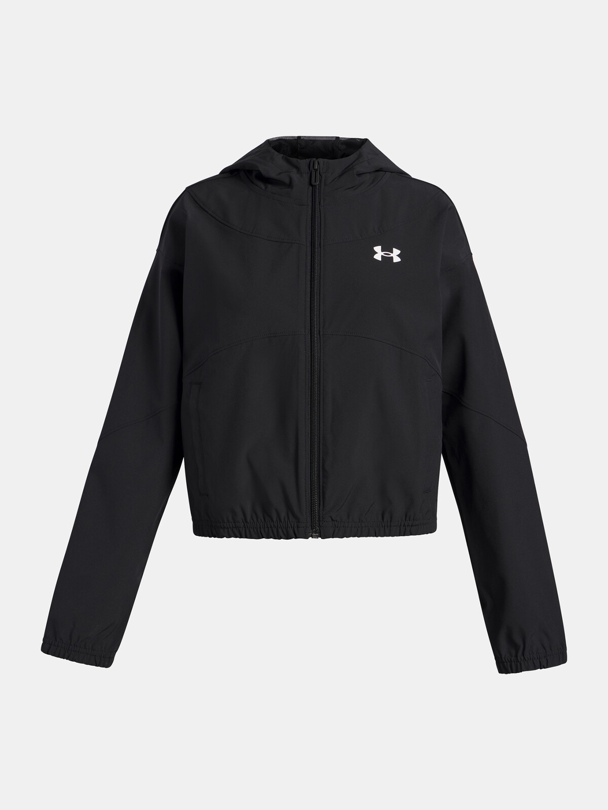 Dívčí bunda Under Armour UA Rival Woven HD Jacket-BLK - Holky