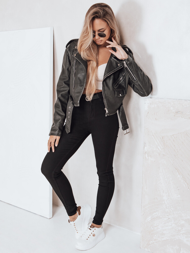 Jeansy damskie skinny czarne Dstreet