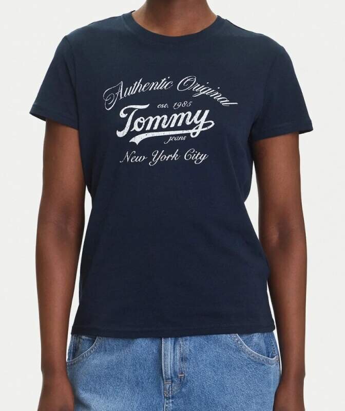 Tommy Jeans modré tričko, L