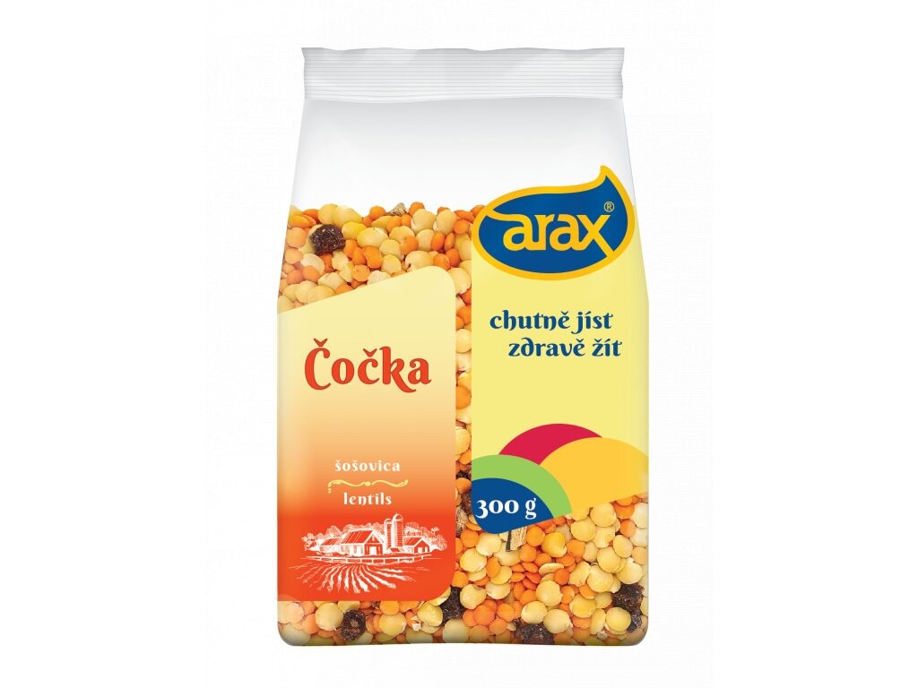 ARAX Gurmánská čočka, směs 300 g DMT 10/2025
