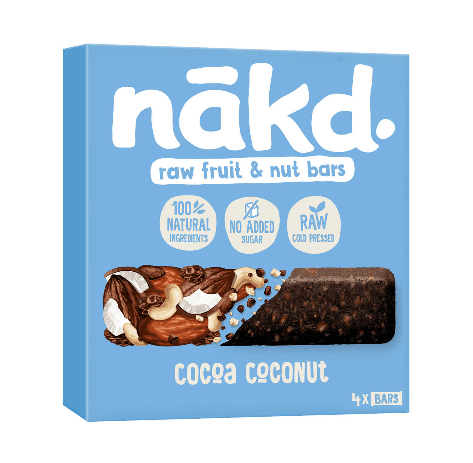 NAKD Cocoa Coconut 4x 35G DMT 10/2025