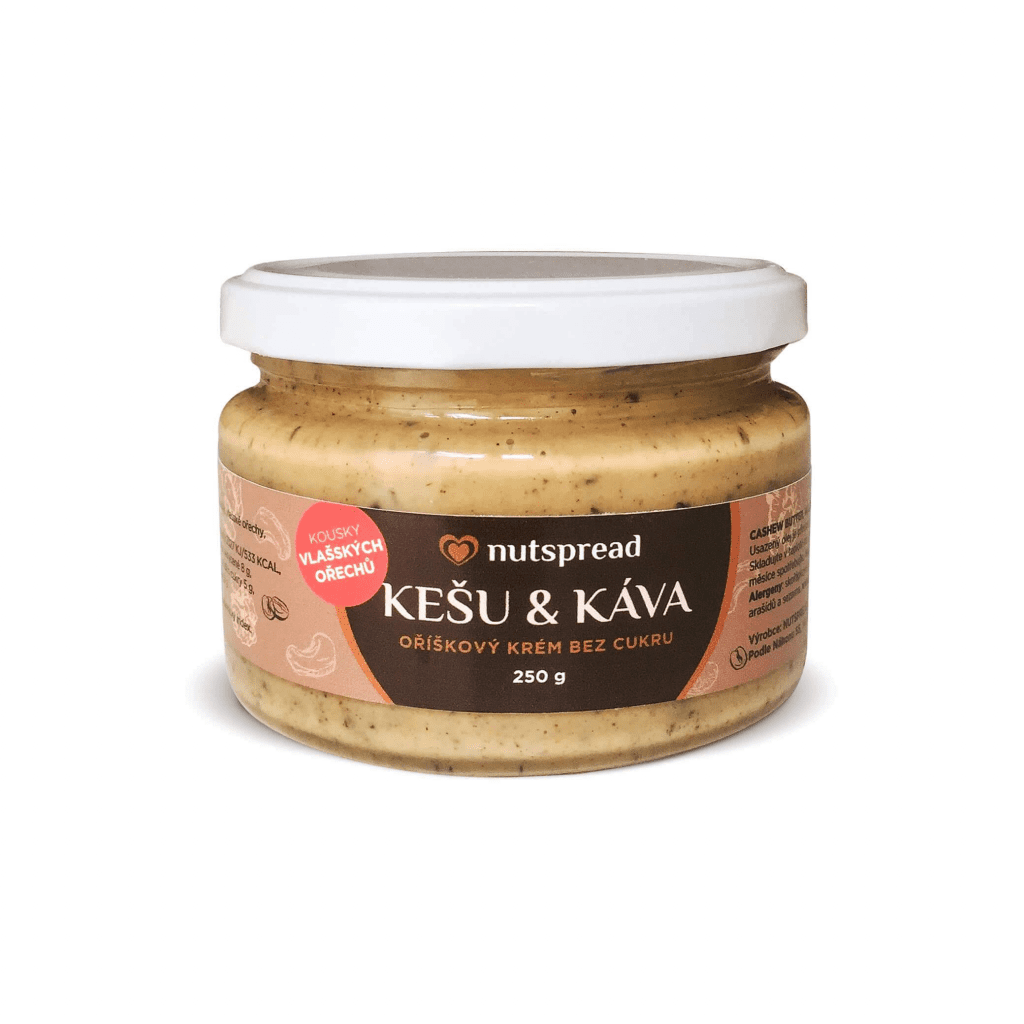 Nutspread Kešu máslo s kávou 250 g DMT 10/2025