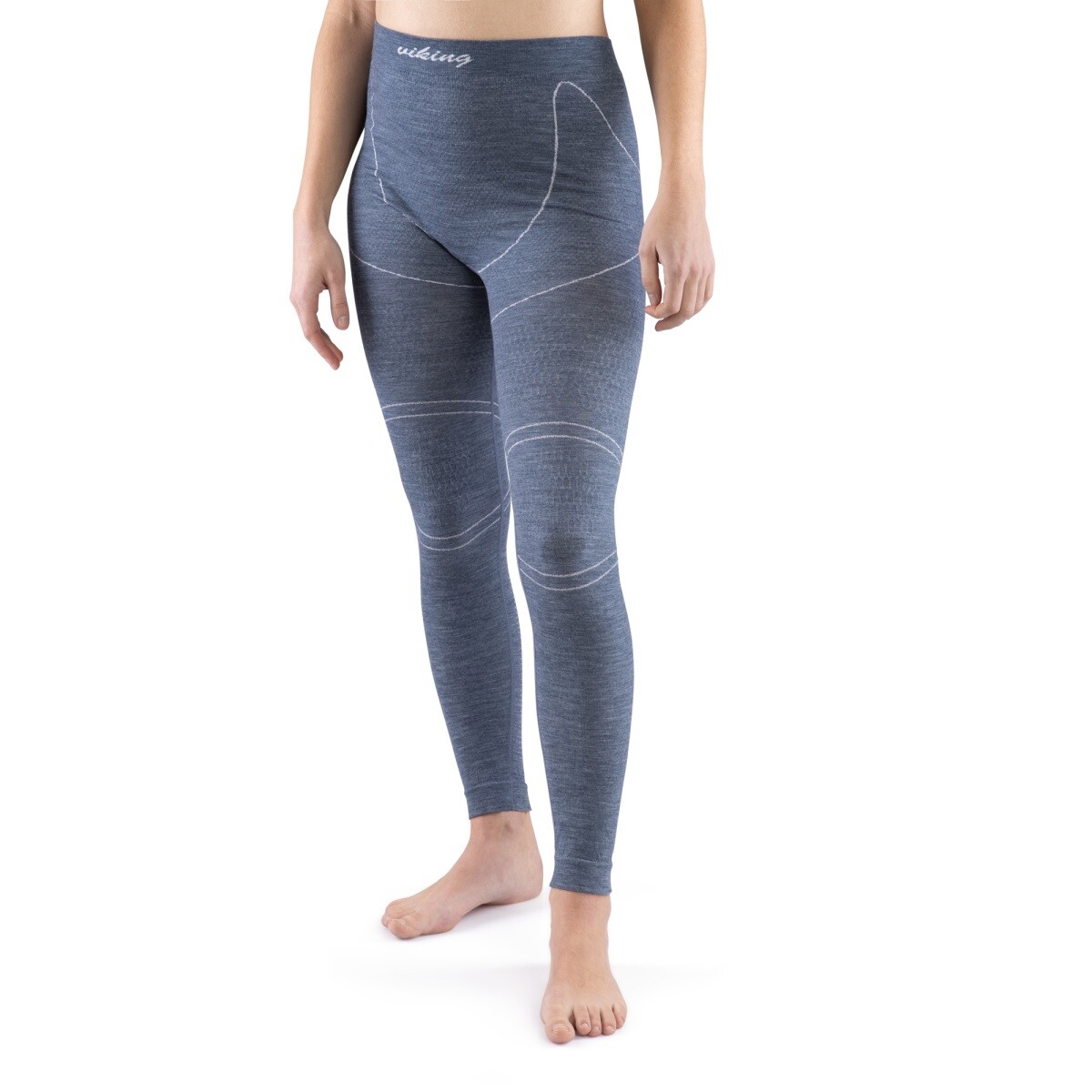 Dámské funkční kalhoty lana pro merino šedá s