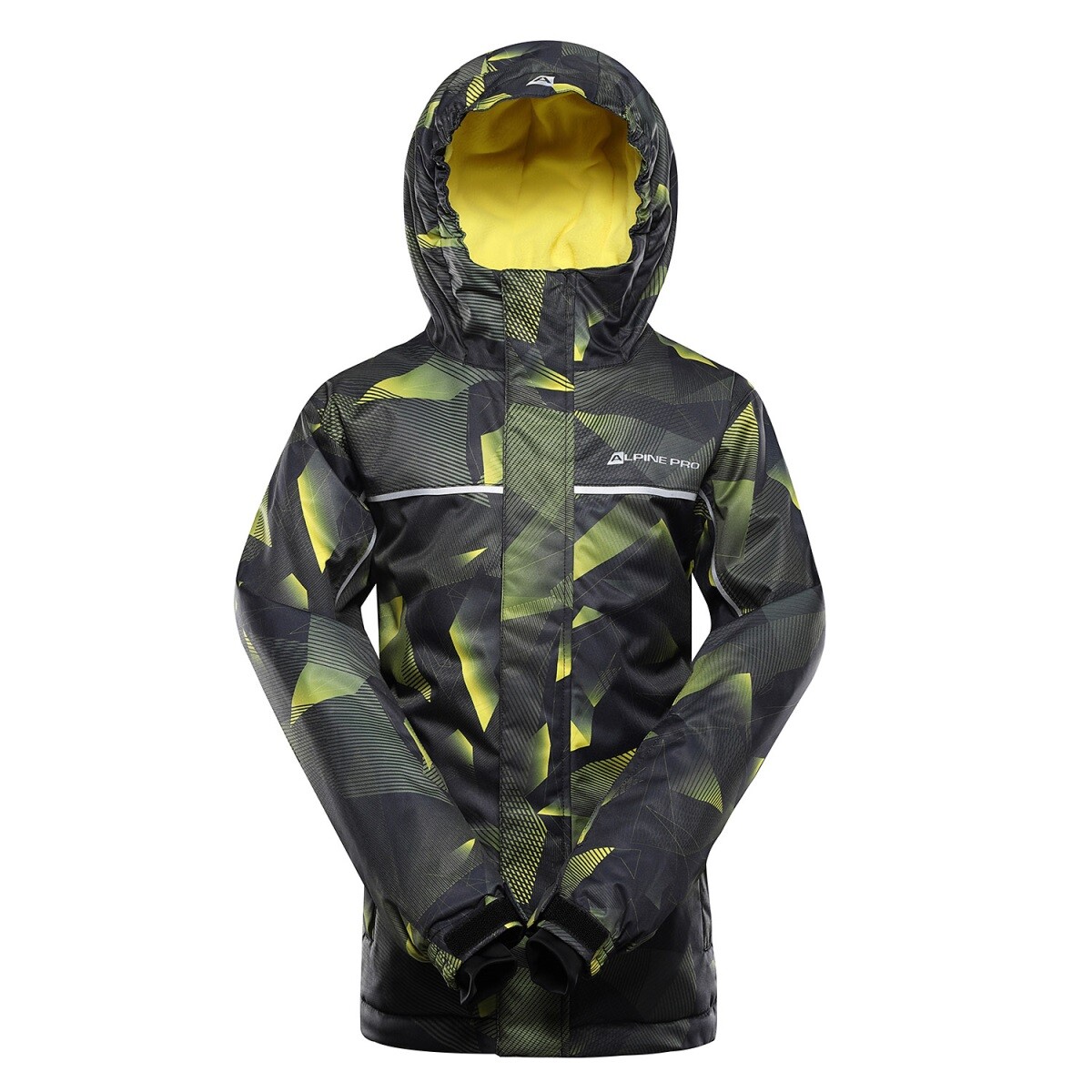 Dětská zimní bunda alpine pro kiwero black černá 128-134