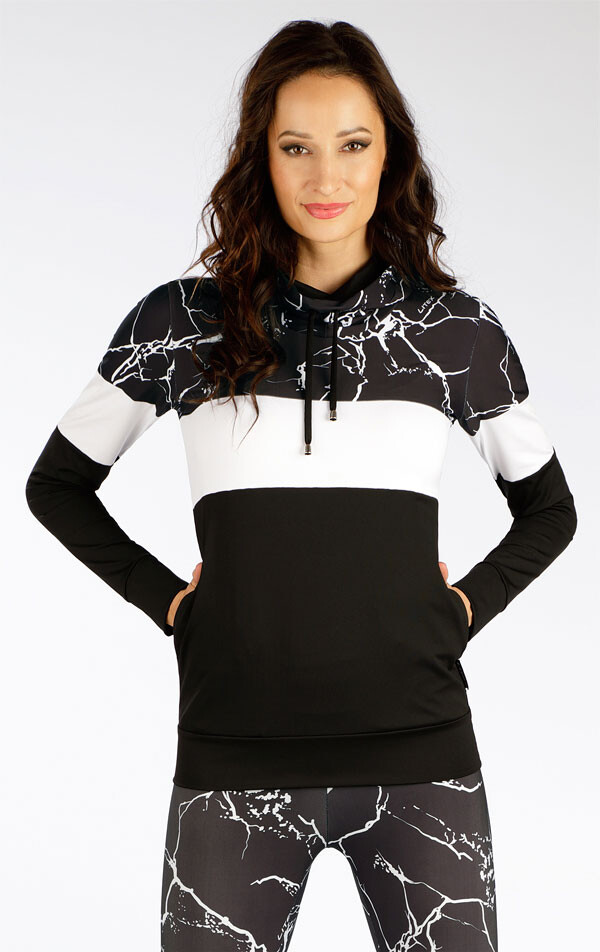 Dámská funkční mikina s kapucí 7f168 litex s