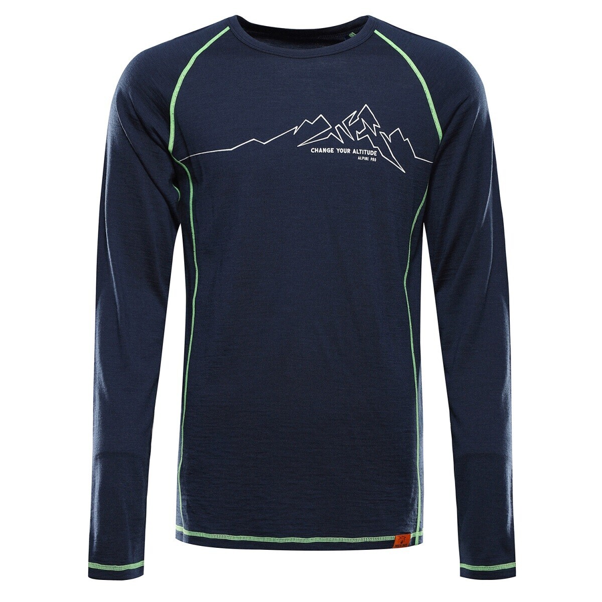 Pánské merino triko alpine pro meren modrá xl