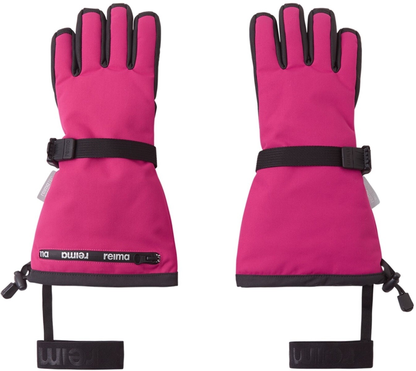 Dětské lyžařské rukavice reima skimba tmavě růžová 8