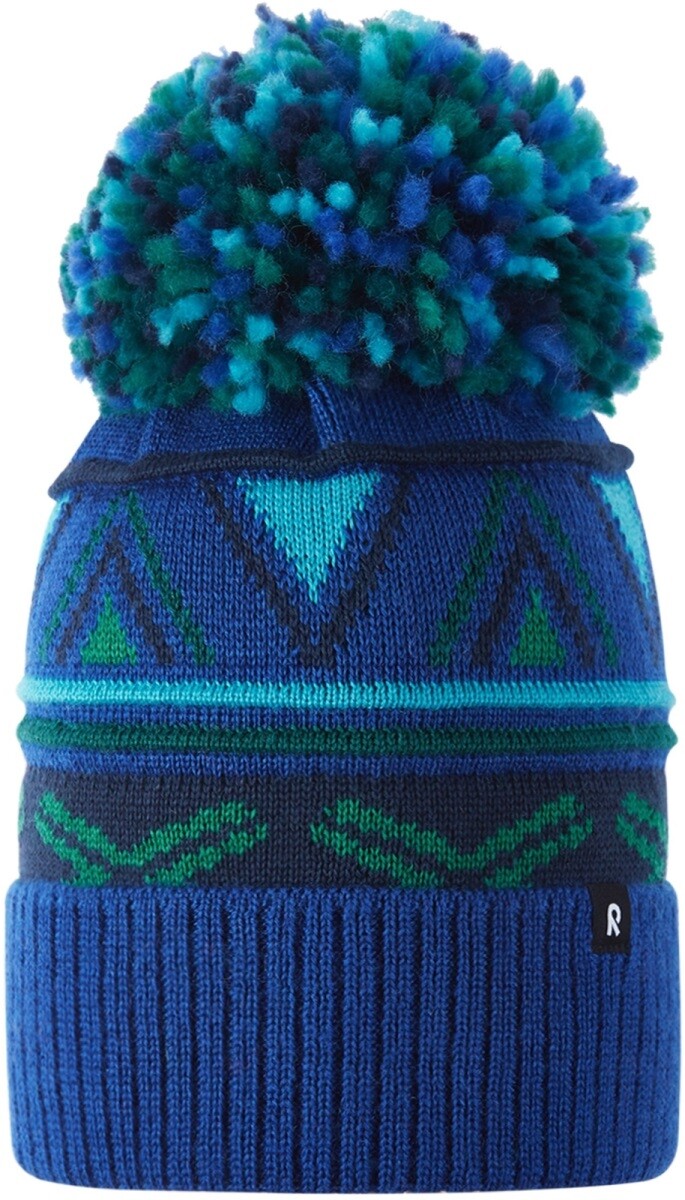 Dětská zimní čepice reima kirjoen tmavě modrá 56-58