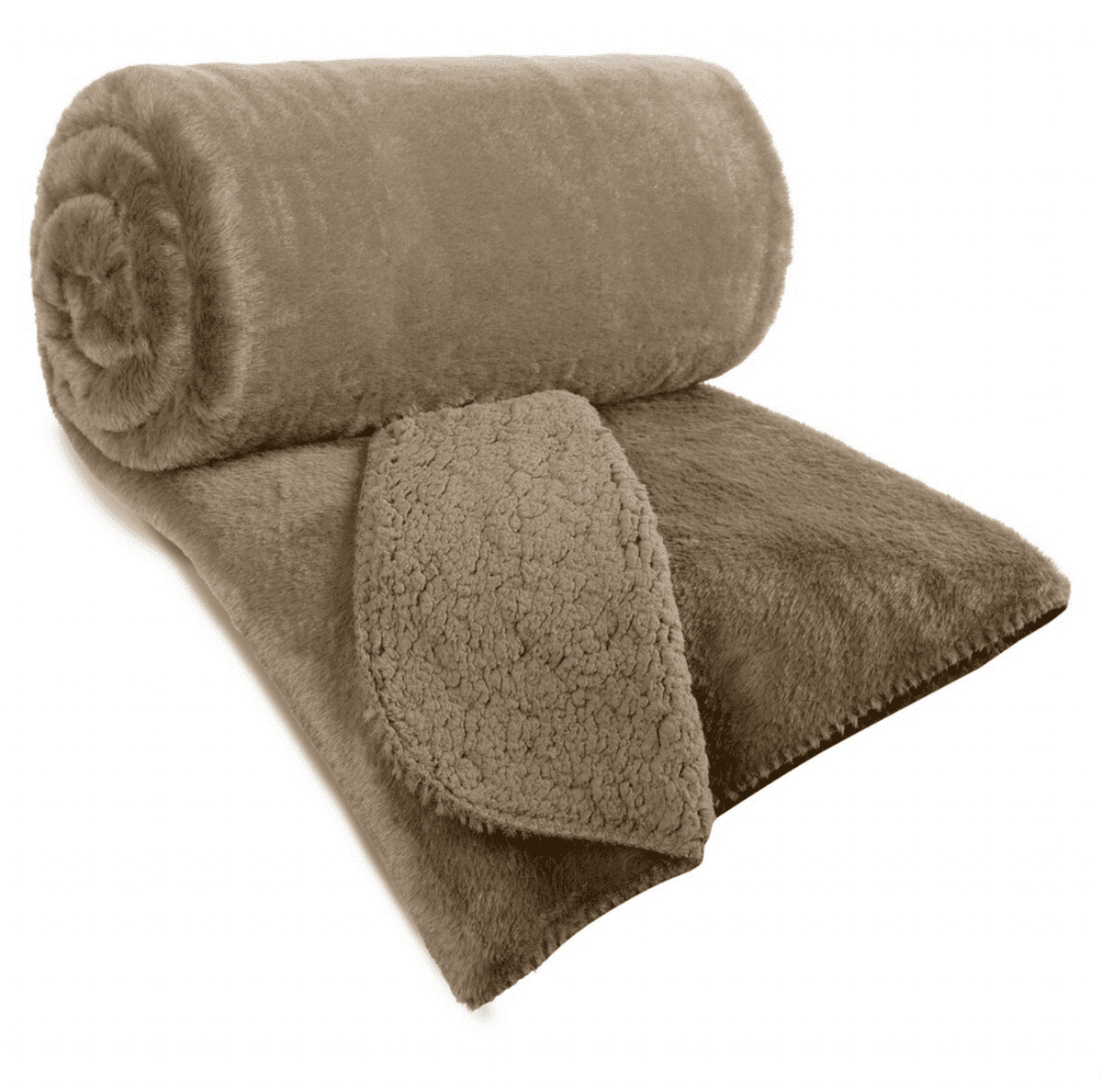 Přehoz na sedačku - pohovku - deka BERTA béžová 170x210 cm Mybesthome