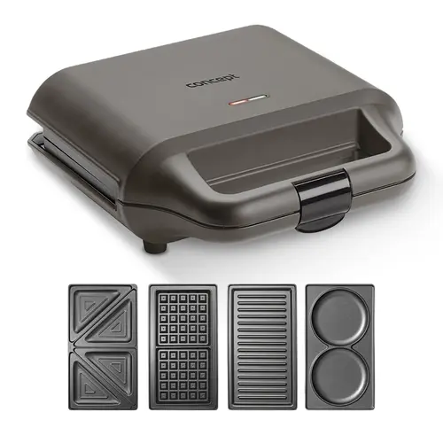 Concept Toustovač 4v1 s vyměnitelnými deskami 700 W SV3057