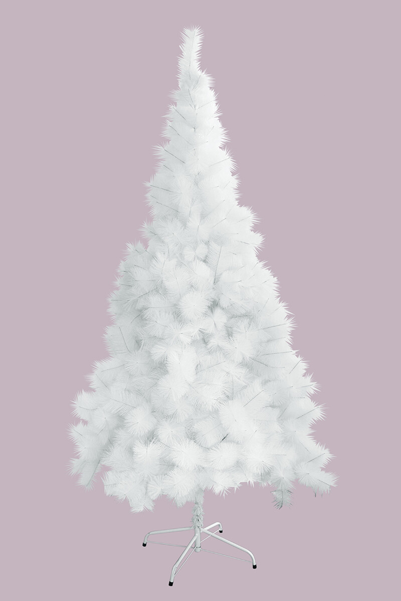 Bílá borovice s kovovým stojanem | umělý stromek | 240 cm
