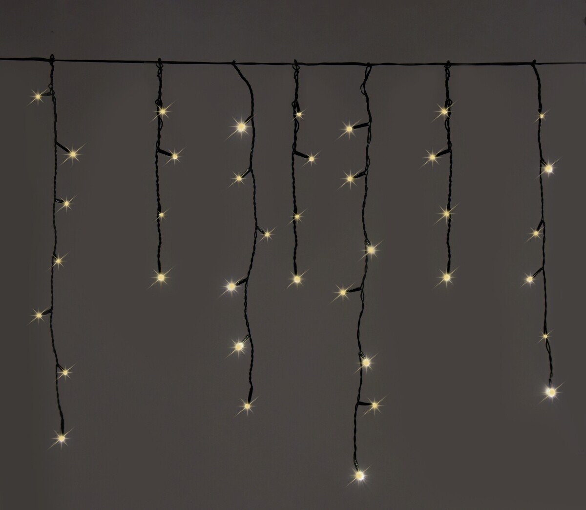 LED světelný DÉŠŤ | 7 m | 200 LED | teplá bílá | 8 programů | venkovní & vnitřní použití