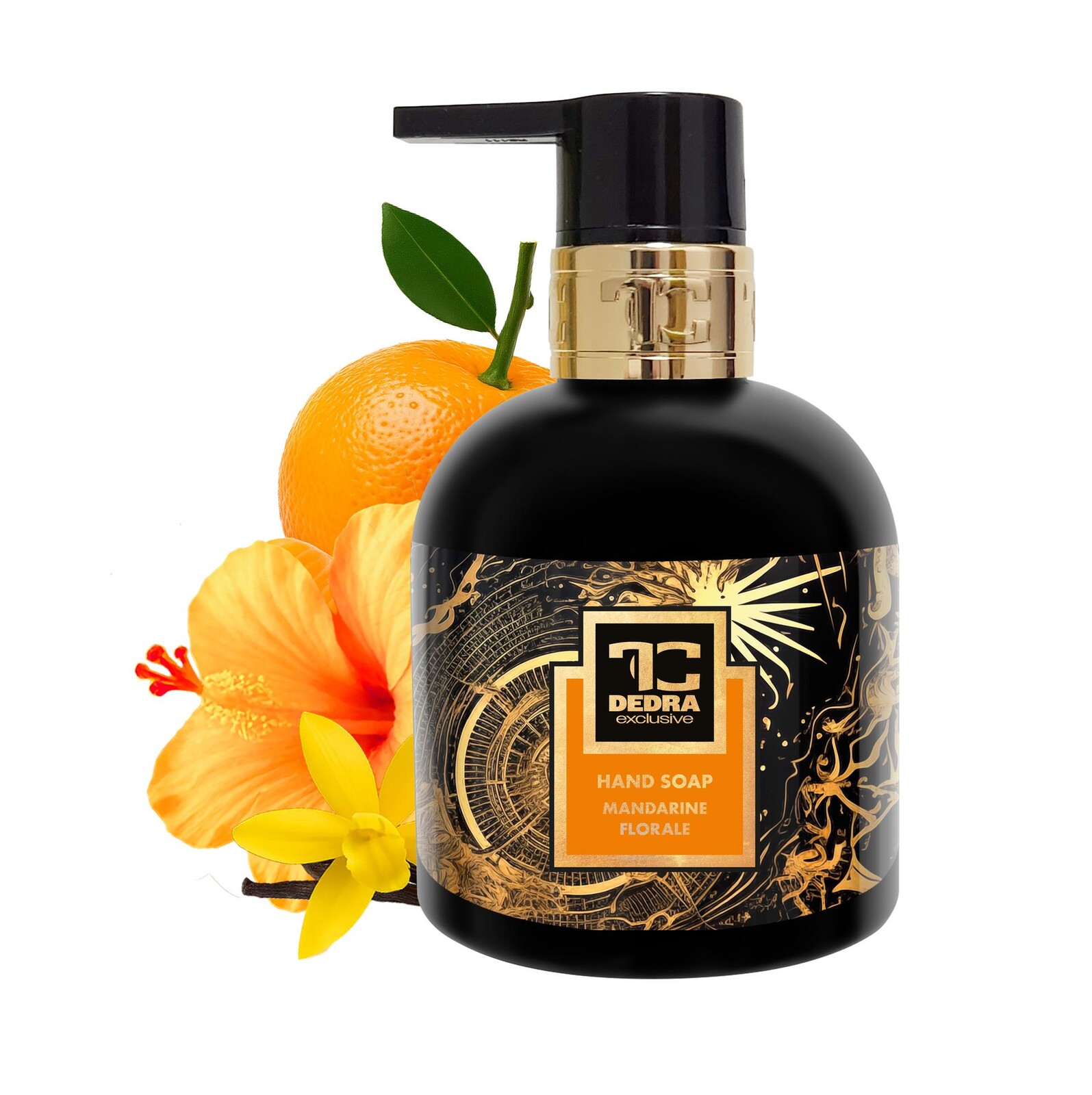MANDARINE FLORALE | exkluzivní šetrné tekuté mýdlo s glycerinem & Aloe vera | 320 ml