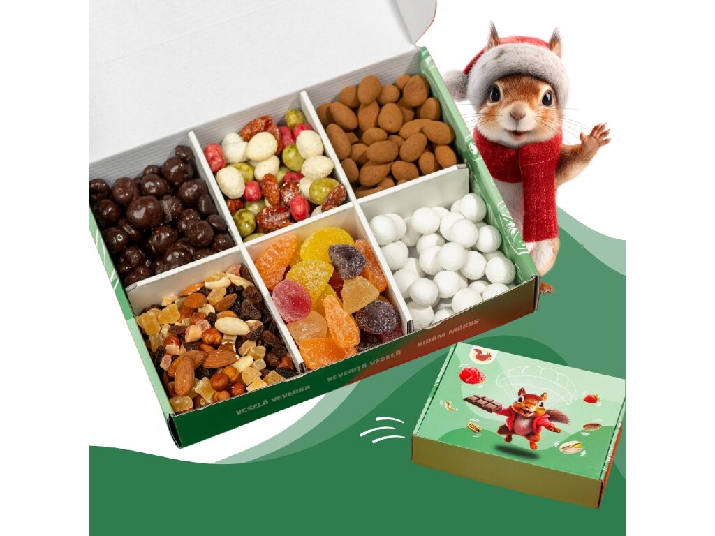 Veselá Veverka Vánoční překvapení 800g