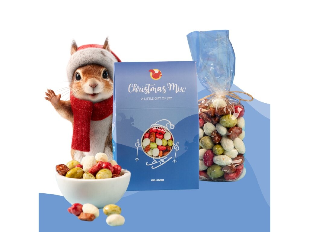 Veselá Veverka Vánoční mix 180g