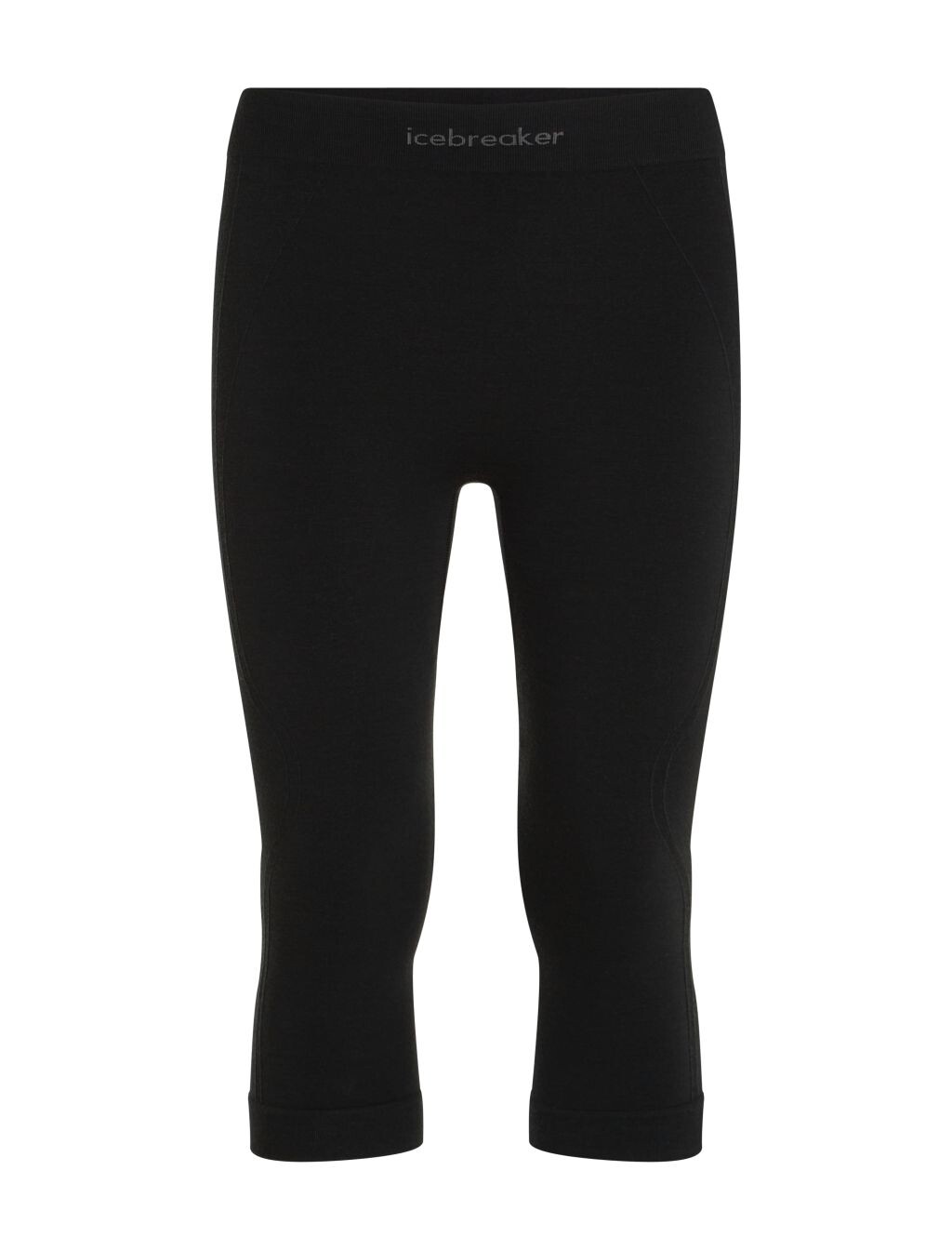 ICEBREAKER Mens 260 Zoneknit Seamless 3/4 Tights, Black velikost: M